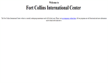 Tablet Screenshot of fortcollinsinternationalcenter.org